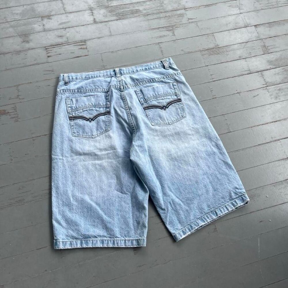 Vintage Route 66 Streetwear Y2K Baggy Jorts